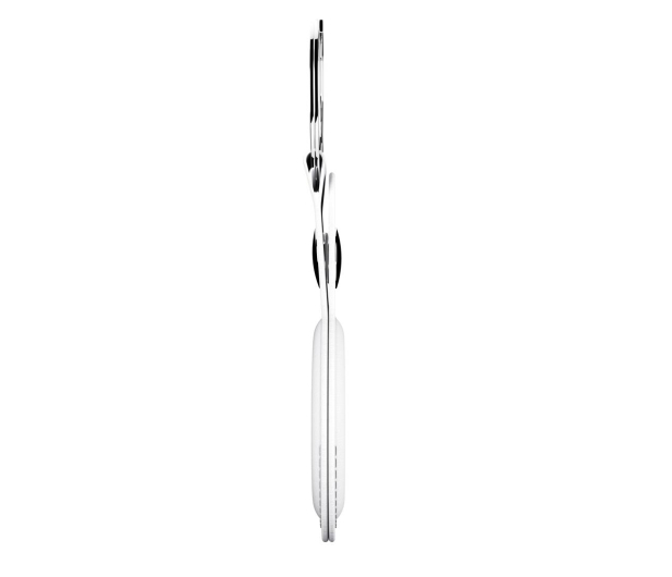 KeyBudz AirTag Keyring skórzane etui ochronne do AirTag white IEOKBATWH - 1172134 - zdjęcie 4